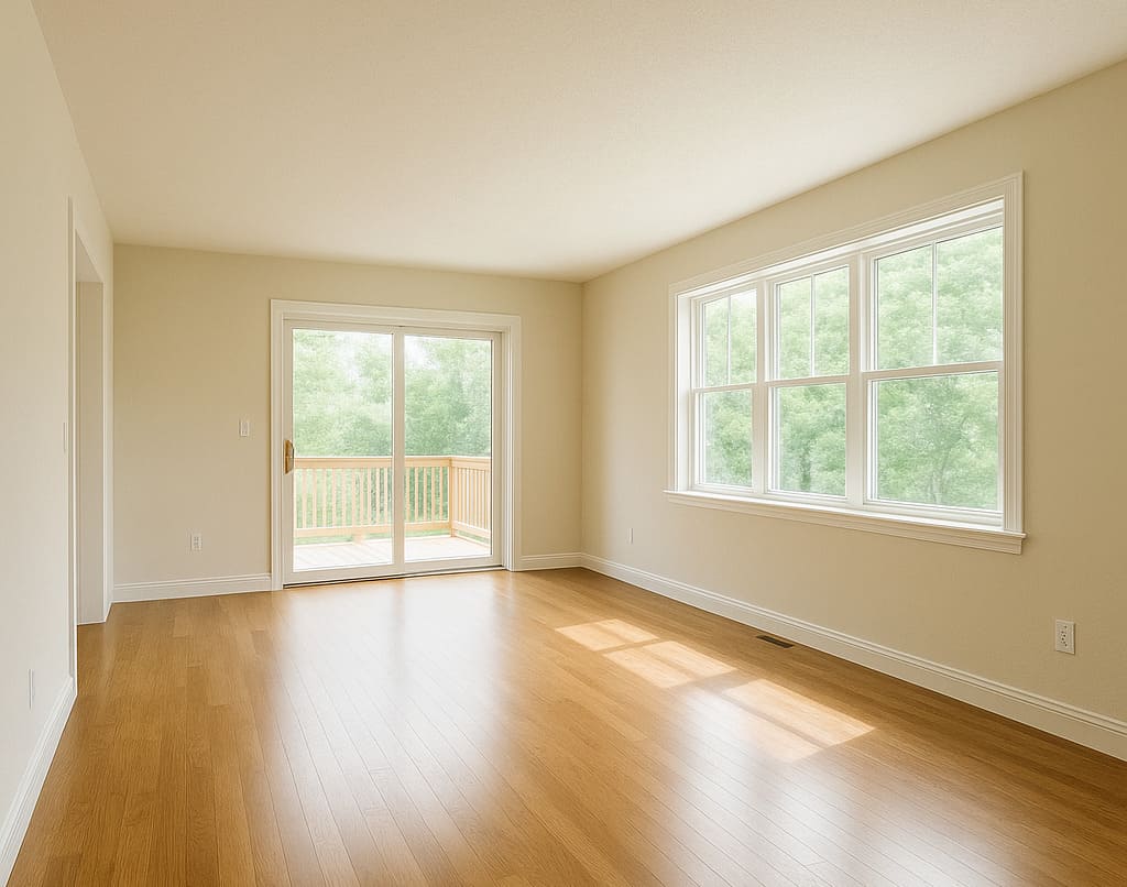 ルームAIでの生成例:インダストリアルスタイル - 施工前の空室写真